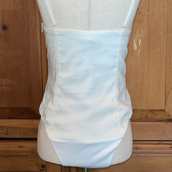 NWT Zara Ivory/White Linen Blend Corset Sz. MD - Picture 11 of 15